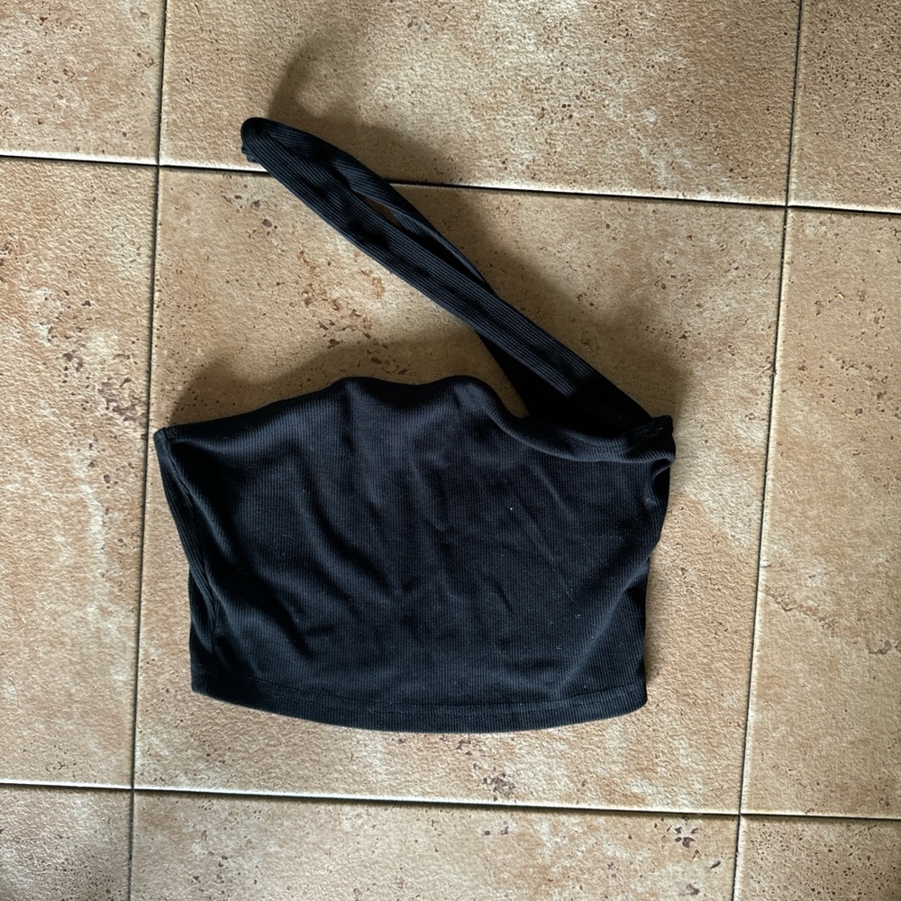 SHEIN cross strap tube top